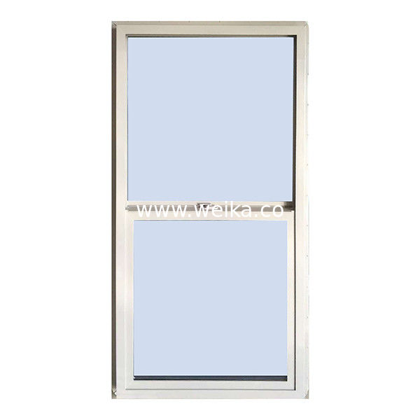 Προσαρμοσμένο Μέγεθος UPVC Low-E Γυάλινα Παράθυρα Μονής Ανάρτησης Βινυλίου με Μακροχρόνια Απόδοση