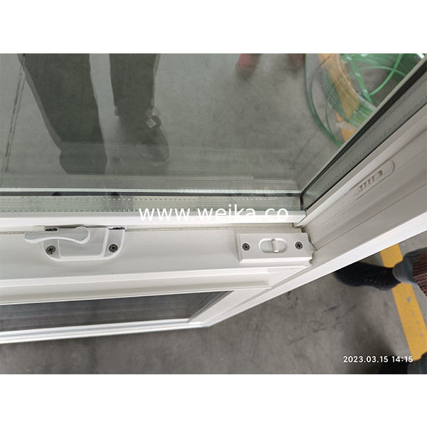 Επενεργοποιημένο γυαλί UPVC μονό κρεμασμένο παράθυρο
