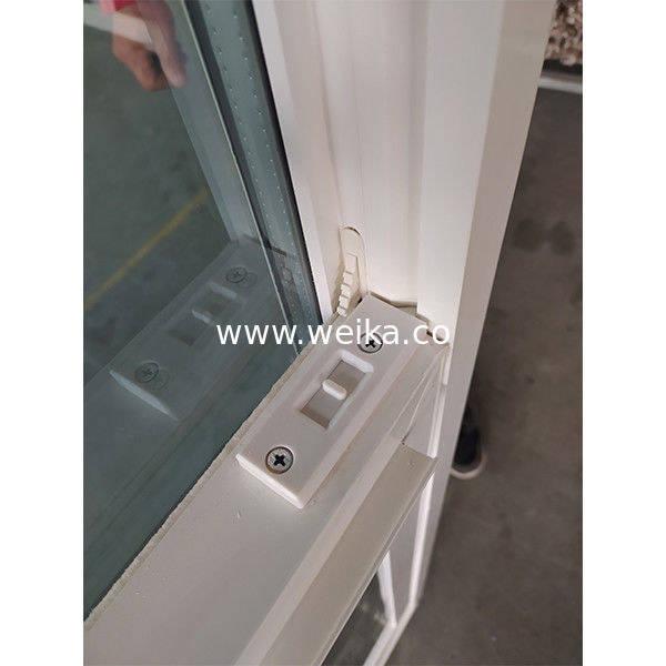 Επενεργοποιημένο γυαλί UPVC μονό κρεμασμένο παράθυρο