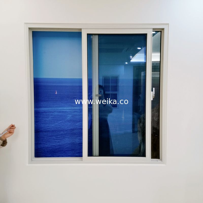 Μοναδικό διασταυρωτικό προφίλ UPVC οικιακό παράθυρα διπλό γυαλί για μπαλκόνι
