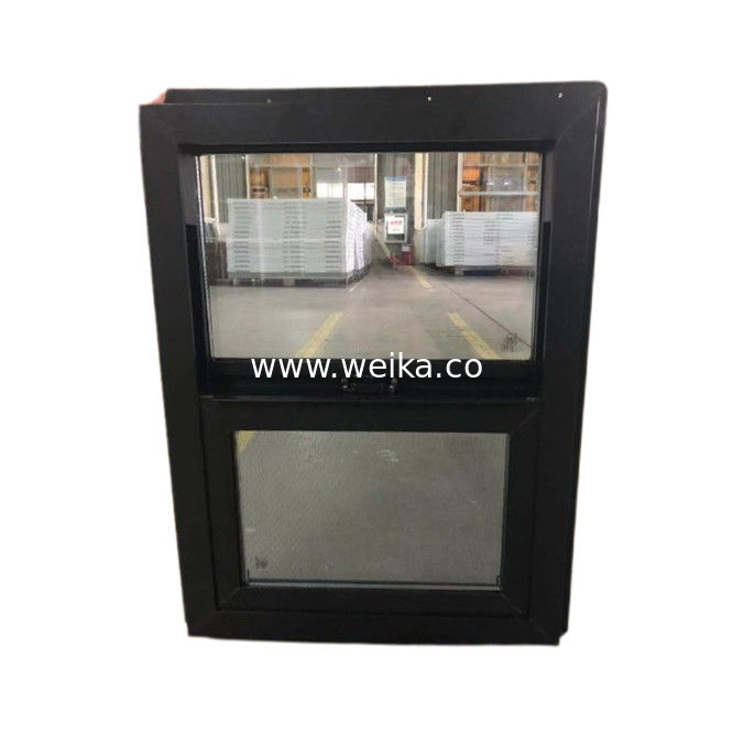 UPVC Single Vertical Sliding Window με καλή φήμη στην αγορά λευκό ή προσαρμοσμένο