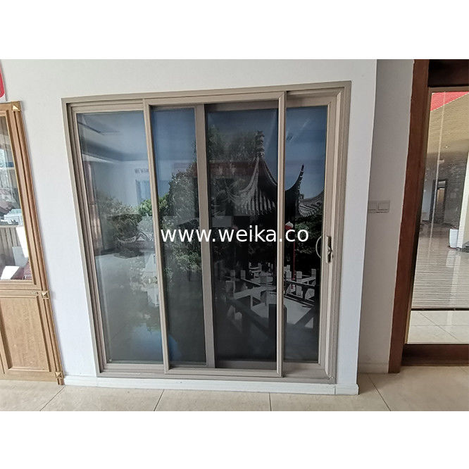 5.5 ιντσών UPVC συρόμενο παράθυρο και πόρτα εσωτερικό θραυσμένο γυαλί UPVC αυλές πόρτες