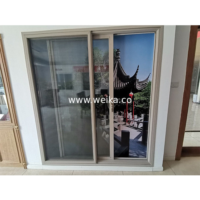 5.5 ιντσών UPVC συρόμενο παράθυρο και πόρτα εσωτερικό θραυσμένο γυαλί UPVC αυλές πόρτες