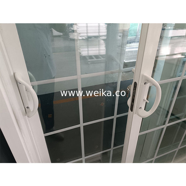 Κίνα Εταιρεία άμεση πώληση Upvc διπλή συρόμενη πόρτα επιλέξτε χρώματα
