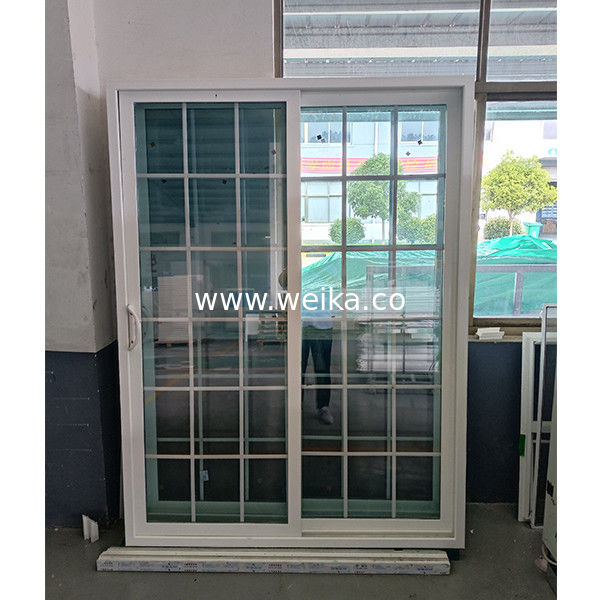 Κίνα Εταιρεία άμεση πώληση Upvc διπλή συρόμενη πόρτα επιλέξτε χρώματα
