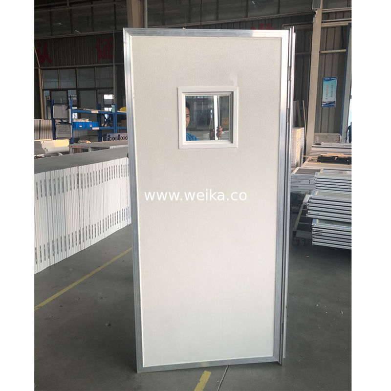 WPC εσωτερική UPVC πλευρική πόρτα έτοιμες πόρτες PVC για σπίτια