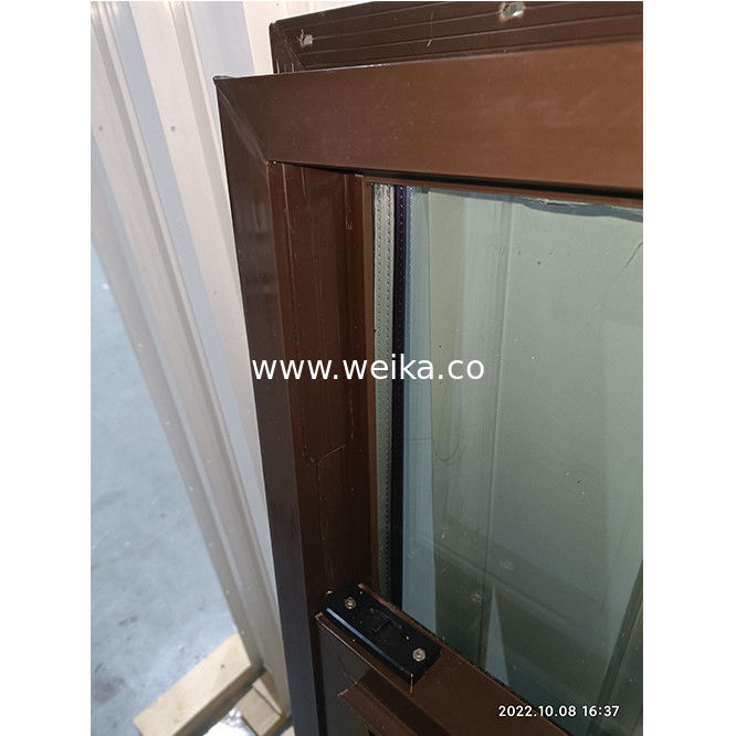 Κρεσούλα κλειδαριού Crescent Lock Top Fixed Sash Single Hang Windows UPVC Κάτω Πίνακα Χαμηλό E γυαλί