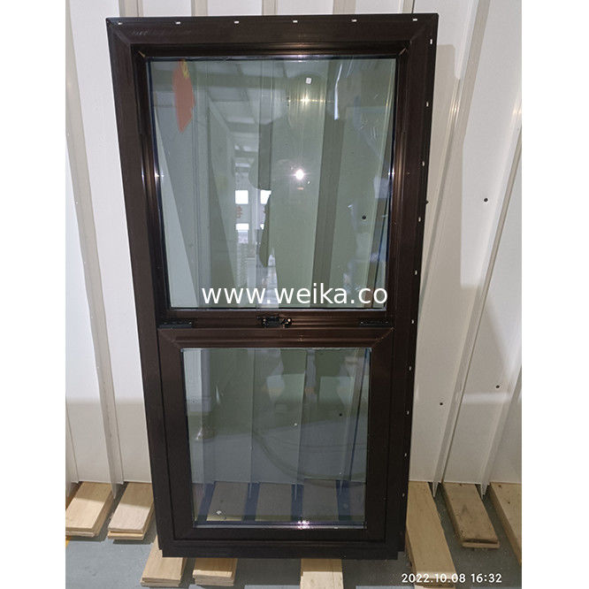 Κρεσούλα κλειδαριού Crescent Lock Top Fixed Sash Single Hang Windows UPVC Κάτω Πίνακα Χαμηλό E γυαλί