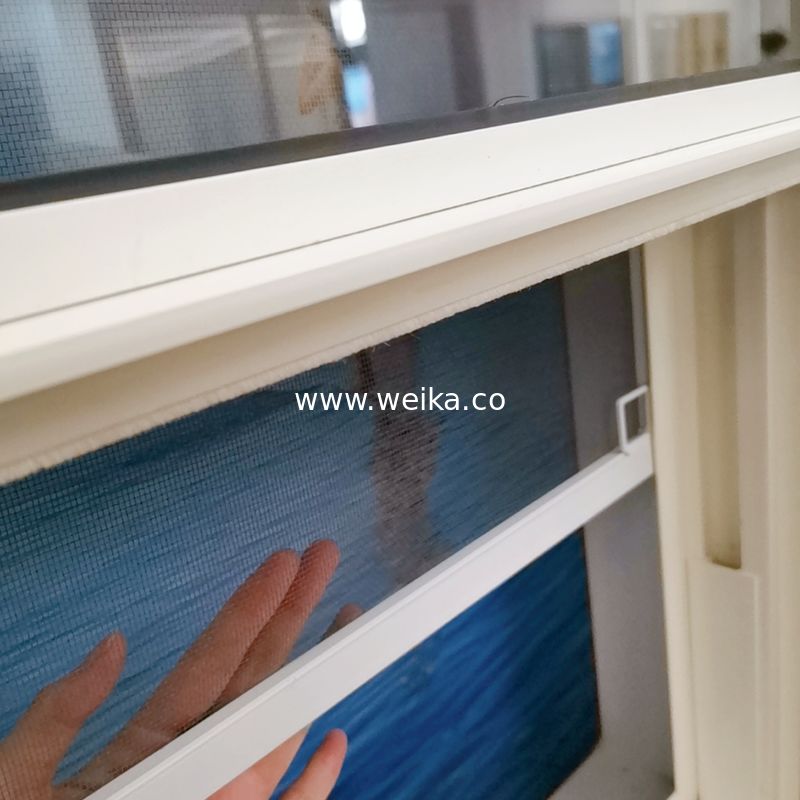 Διπλό θερμαινόμενο γυαλί βινύλιο PVC πλαστικό UPVC διπλό κρεμασμένο παράθυρο για εξοικονόμηση ενέργειας