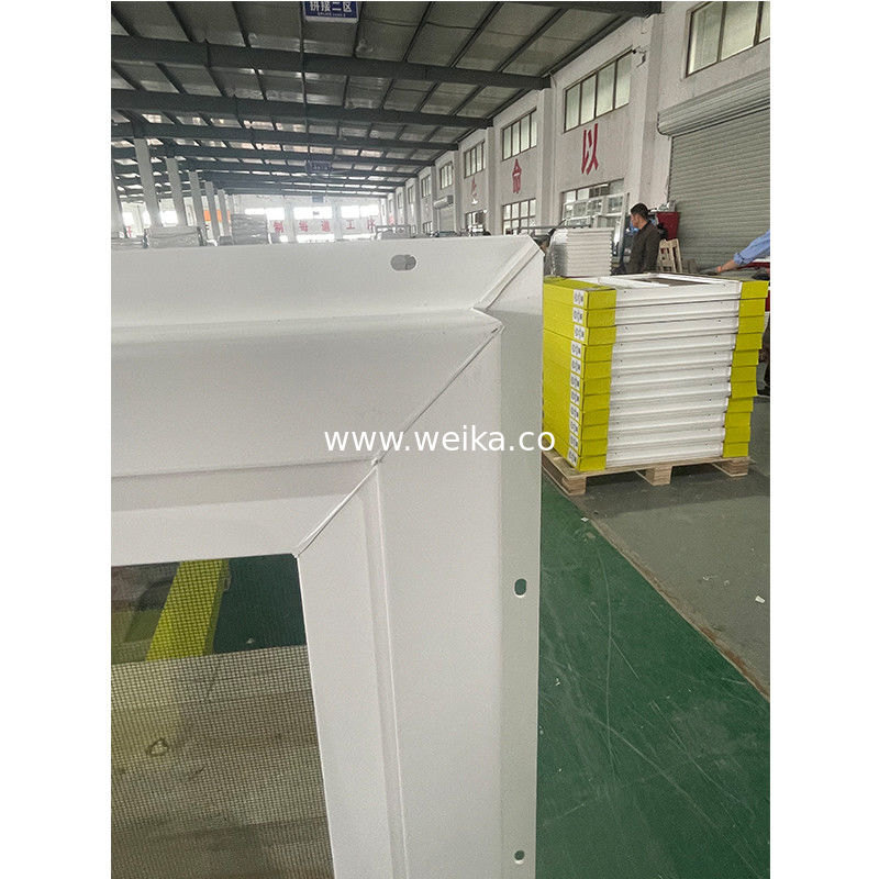 Διπλό γυαλί PVC λύσεις συρόμενων παραθύρων 58mm/65mm/80mm/82mm σειρά προφίλ και θερμαινόμενο γυαλί σχεδιασμό