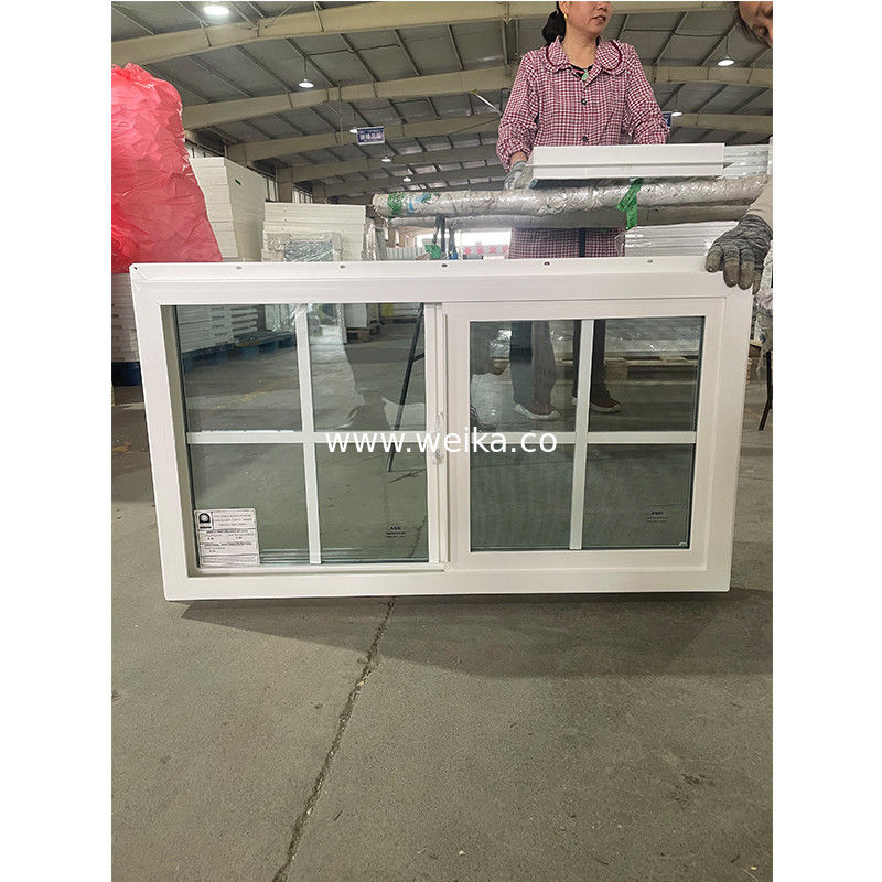 Πλασματικό παράθυρο UPVC με δίχτυ για τροπικά κλίματα
