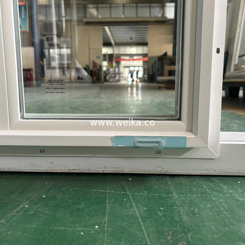 Μεντεσές τριβής UPVC Συρόμενο Παράθυρο και Πόρτα Τυπικού Σχεδιασμού Εγκοπής με Float Glass