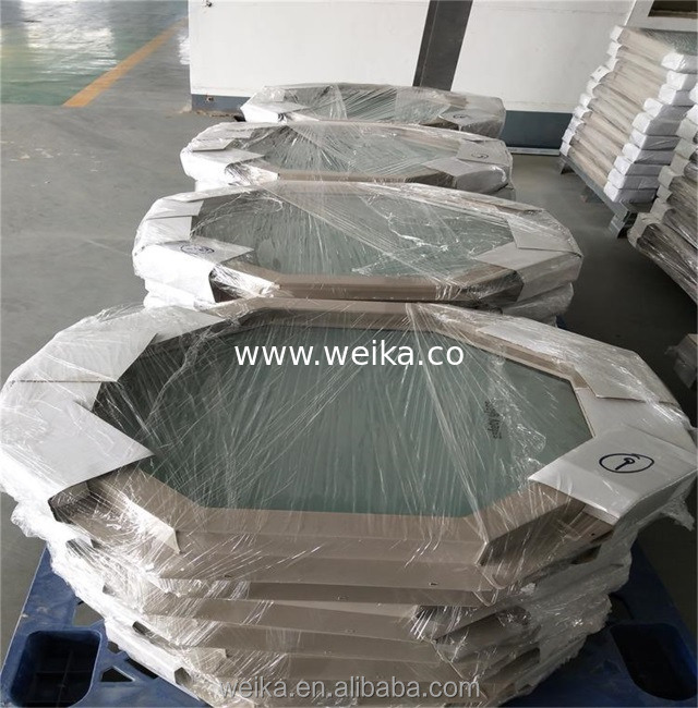 Παράθυρο UPVC με μονό φύλλο και επίστρωση πούδρας για κάθετο άνοιγμα και χαμηλή κατανάλωση ενέργειας