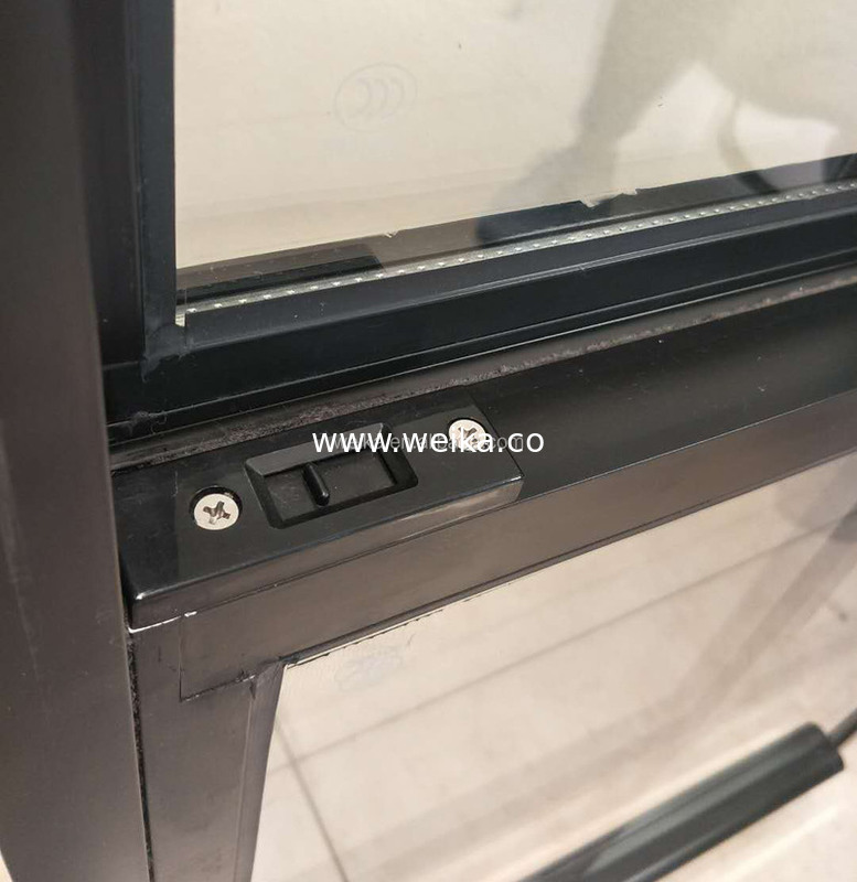 Sliding Opening Style UPVC Single Hung Window with Excellent Airproof Performance and Manual Opening Mode