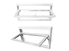 WEIKA 75 σειράς παράθυρα χοάνης βινυλίου