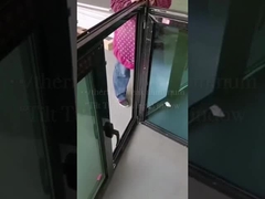 Κλίση Γύρισμα Παράθυρα Για Villa 5mm / 6mm / 8mm / 10mm Γυαλί πάχος θερμική ρήξη αλουμίνιο