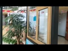 ODM Casement Αλουμίνιο Κλίση και Γύρισμα Windows χρώμα Woodgrain