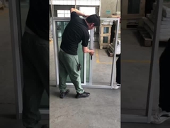 WEIKA αλουμινίου χρώμα άγγιγμα συρόμενο παράθυρο διπλό γυαλί κινητό σπίτι