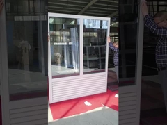 Αλουμινίου κράμα σταθερό γυάλινο παράθυρο με κλιματισμό εξαερισμού Custom