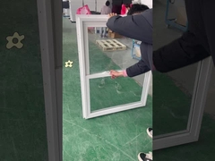 Σειρά 78 Upvc Double Hang Window 3.0 Inch Frame Αμερικανικό στυλ