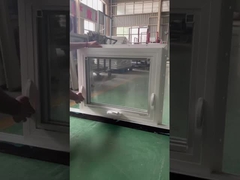 Ανοιγόμενο παράθυρο ανώτατης ανάρτησης UPVC με χειροκίνητη μανιβέλα – σχεδιασμένο για ελεγχόμενο αερισμό και χωρίς συμβιβασμούς